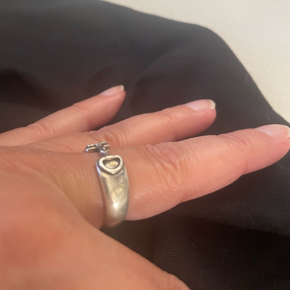 New-Sterling Silver D-Ring Snaffle Bit Ring - image 4